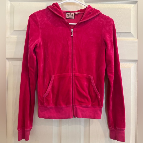 JUICY COUTURE pink velour jacket - Picture 2 of 11